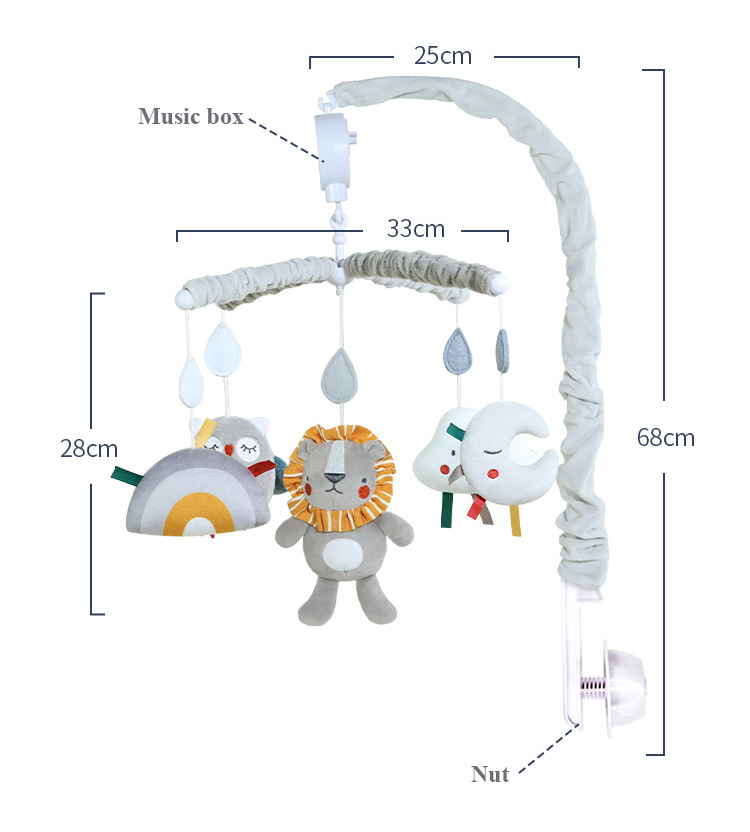 Baby Crib Mobile Bed Bell Ratt - Crib Mobile Musical recensione e prezzo