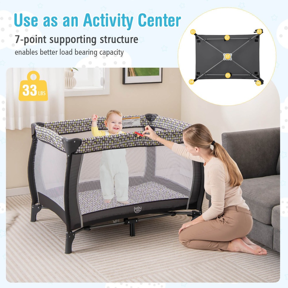 4-in-1 Portable Baby Playard N - Baby Nursery Music recensione e prezzo