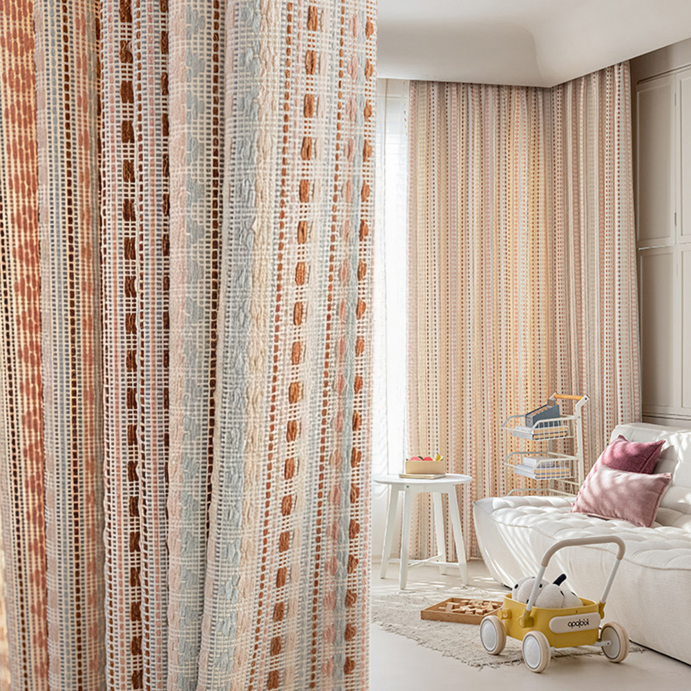 Trendy Cotton Linen Blend Curt - Baby Nursery Curtains recensione e prezzo