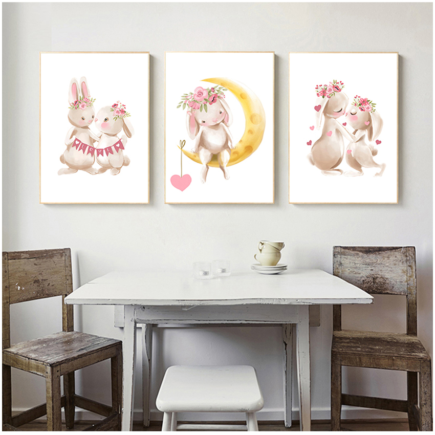 Pink Flowers Cartoon Picture G - Baby Nursery Pictures recensione e prezzo