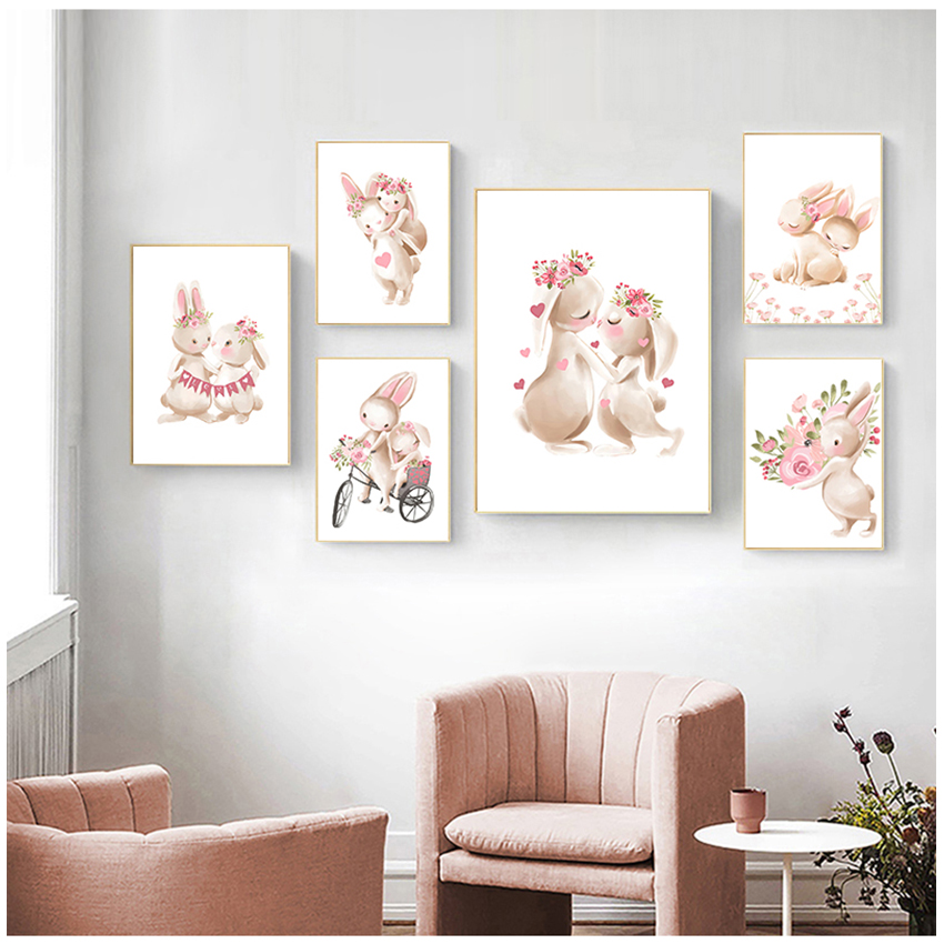 Pink Flowers Cartoon Picture G - Baby Nursery Pictures recensione e prezzo