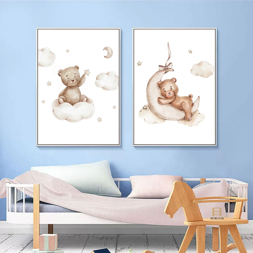 3PCS Frameless Cartoon Balloon - Baby Nursery Picture Frames recensione e prezzo