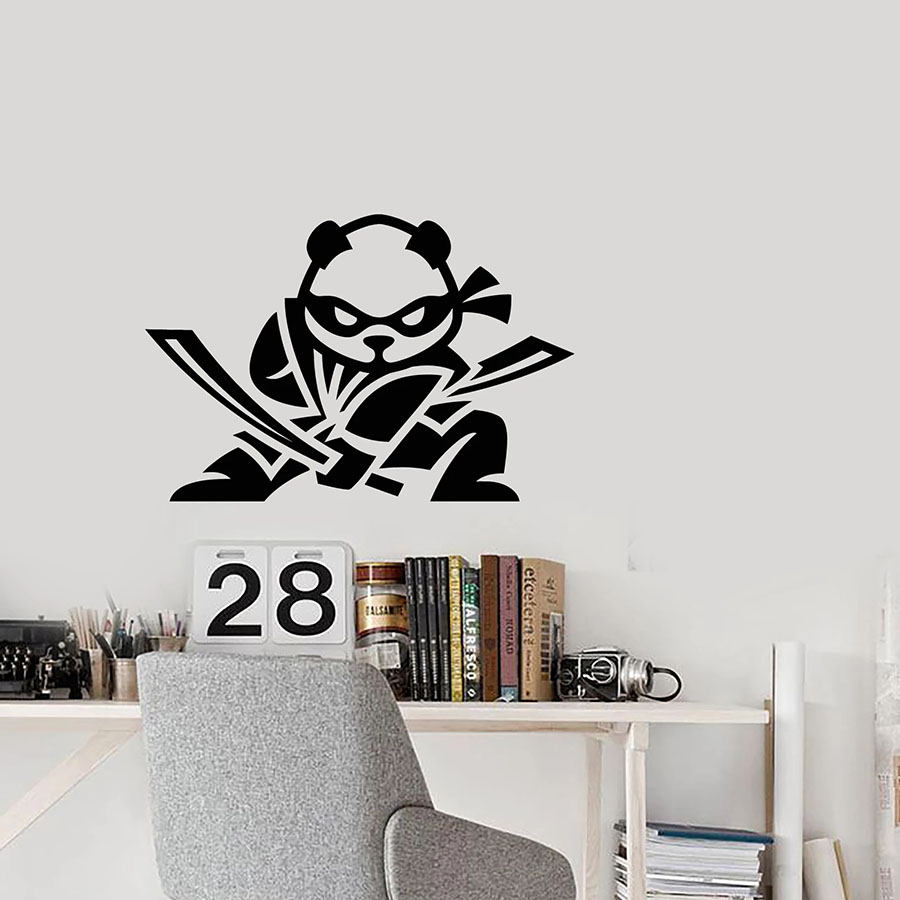 Cartoon Baby Panda Wall Decal  - Baby Zone Nursery recensione e prezzo
