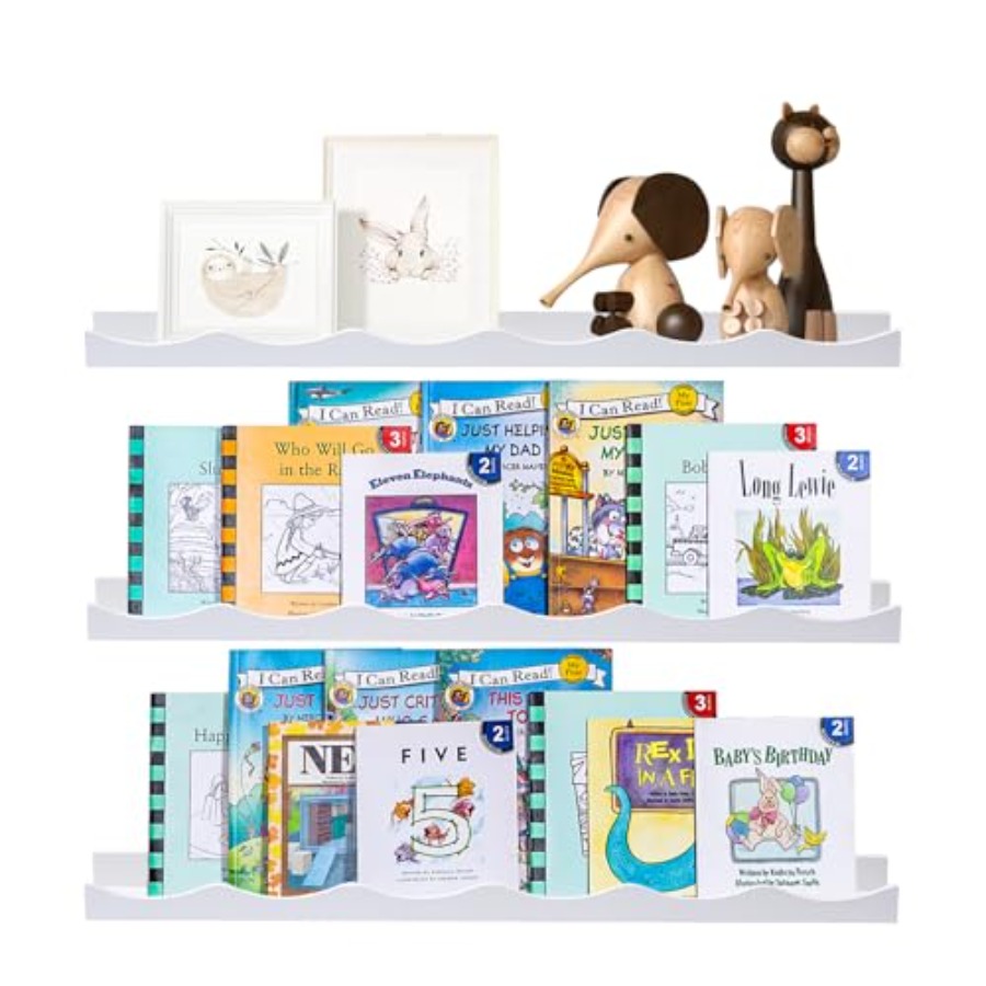 Floating Bookshelf for Floatin - Baby Nursery Shelves recensione e prezzo