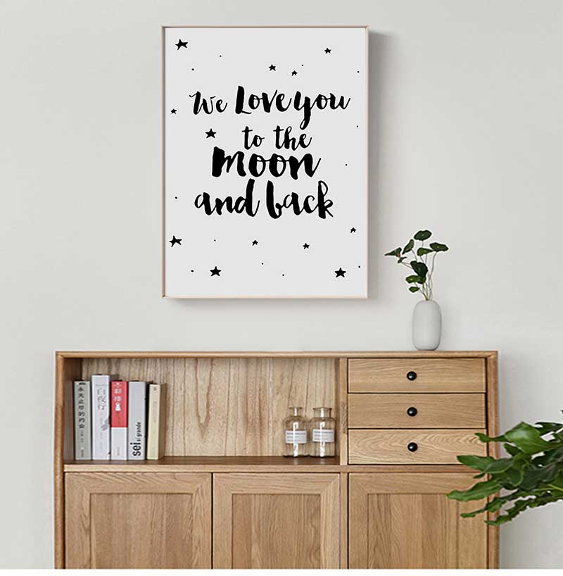 Sign Poster Stars Nursery Canv - Baby Nursery Picture Frames recensione e prezzo