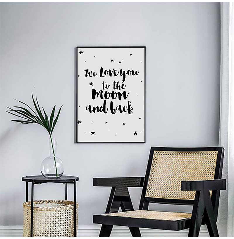 Sign Poster Stars Nursery Canv - Baby Nursery Picture Frames recensione e prezzo