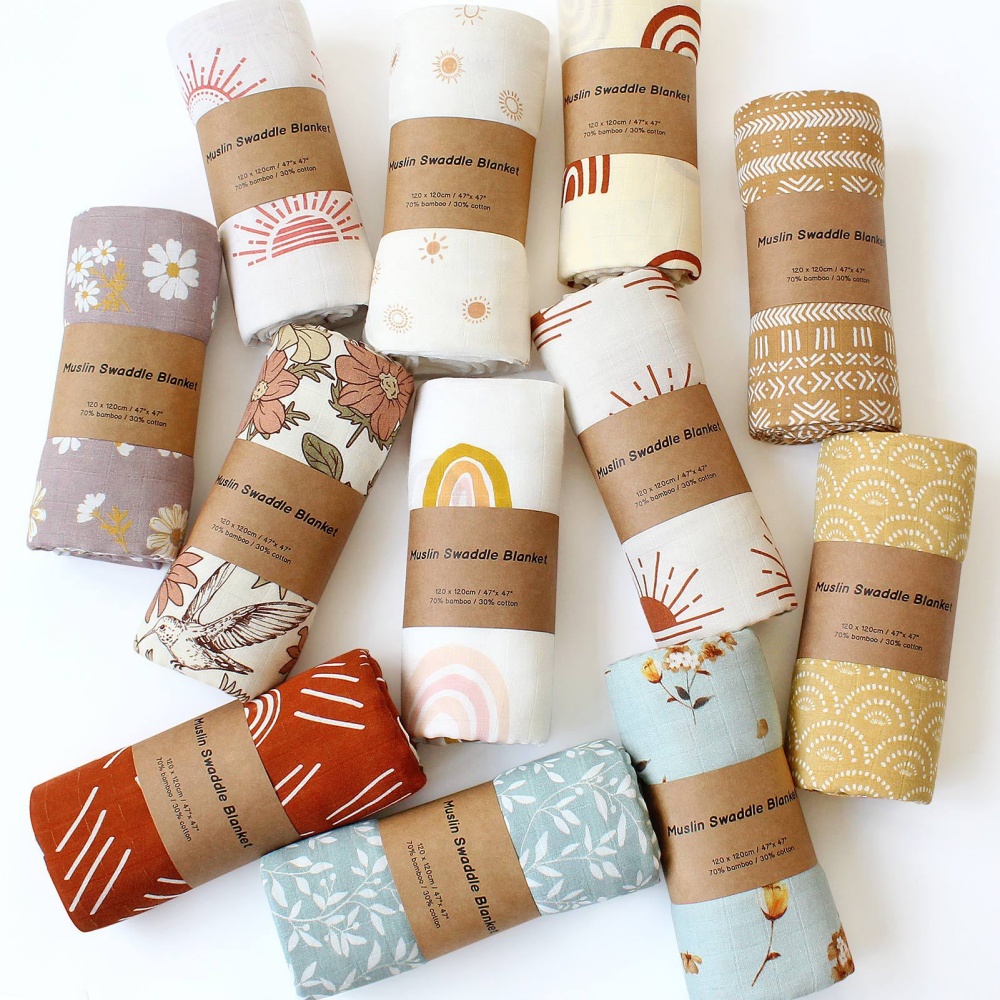 Bamboo Cotton Baby Swaddle Bla - Baby Nursery Nurse recensione e prezzo