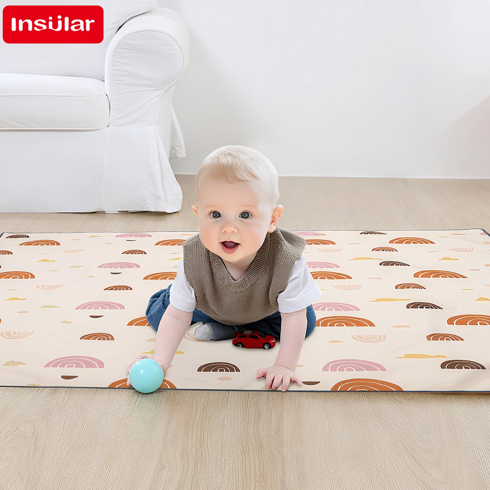 INSULAR Foldable Baby Play Mat - Baby Mattress Waterproof recensione e prezzo