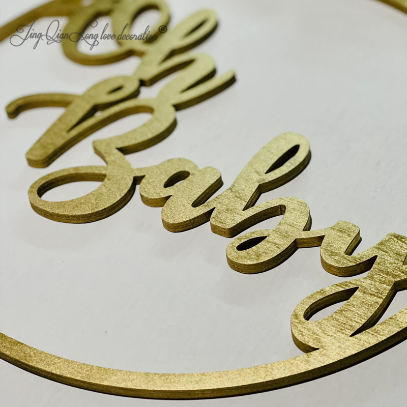 Oh Baby Circle Baby shower sig - Baby Nursery Sign recensione e prezzo