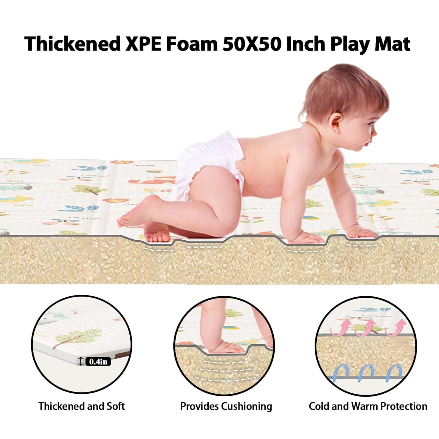 Baby Play Mat Double Sided Fol - Baby Mattress Waterproof recensione e prezzo