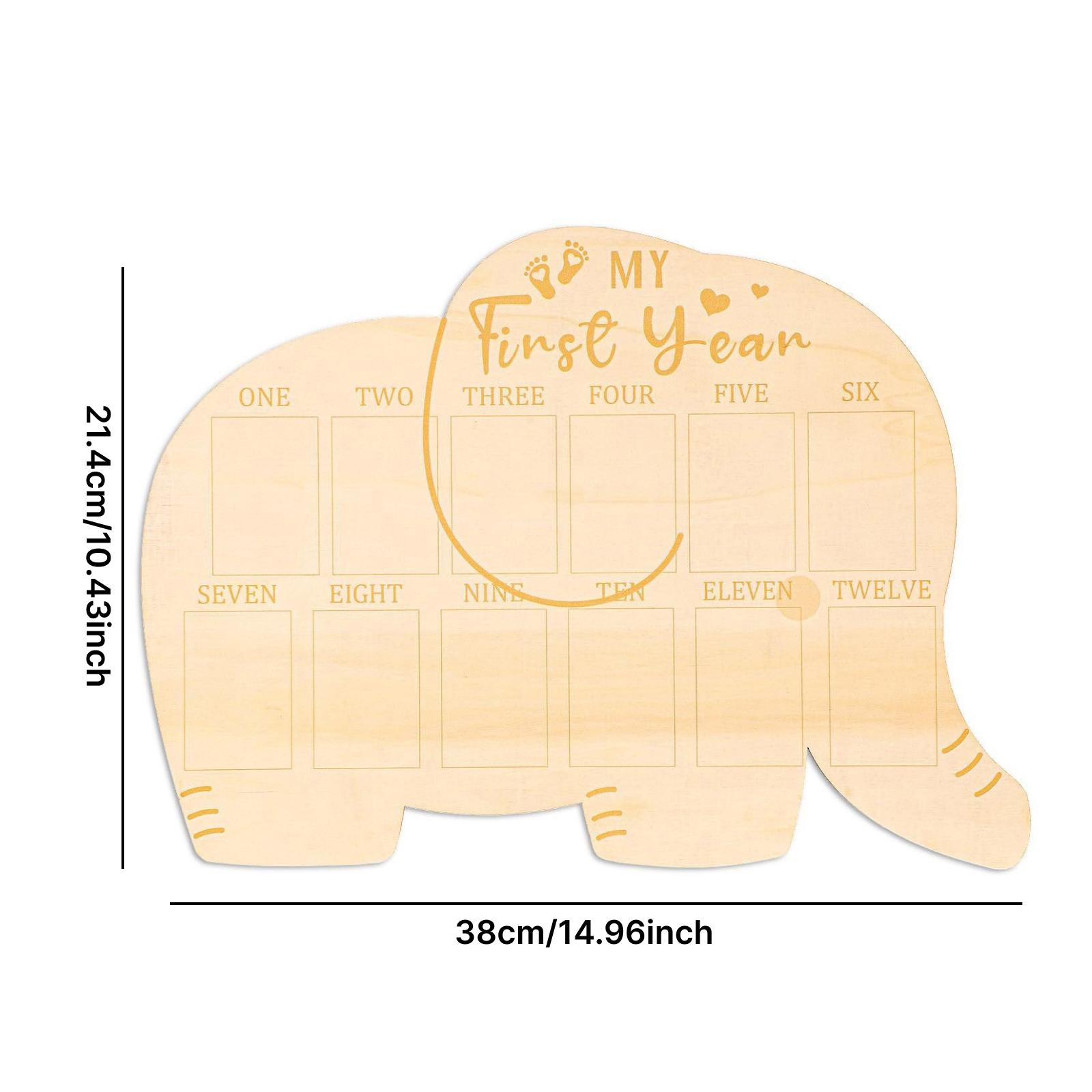 Baby Photo Board Wood Frame Tw - Baby Nursery Picture Frames recensione e prezzo