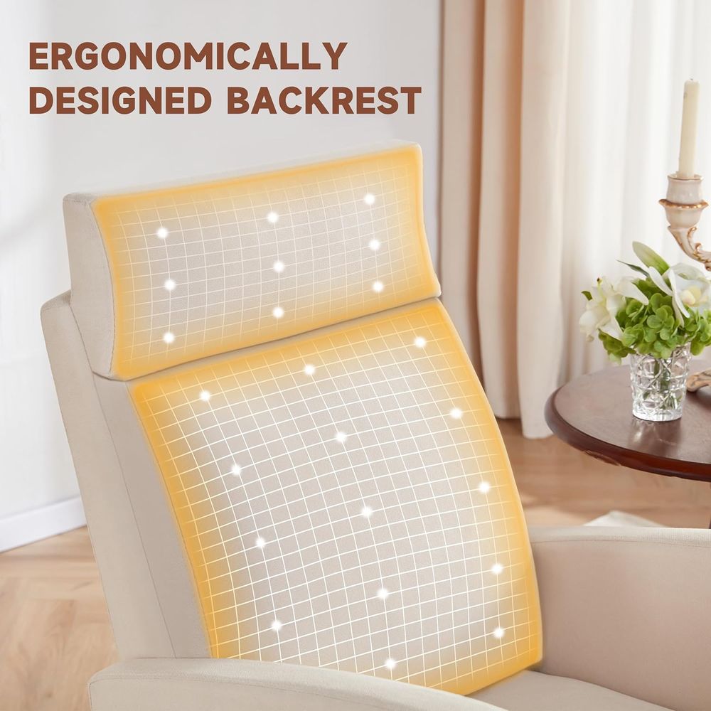 Ergonomic Baby Glider Rocker C - Baby Nursery Glider Chair recensione e prezzo