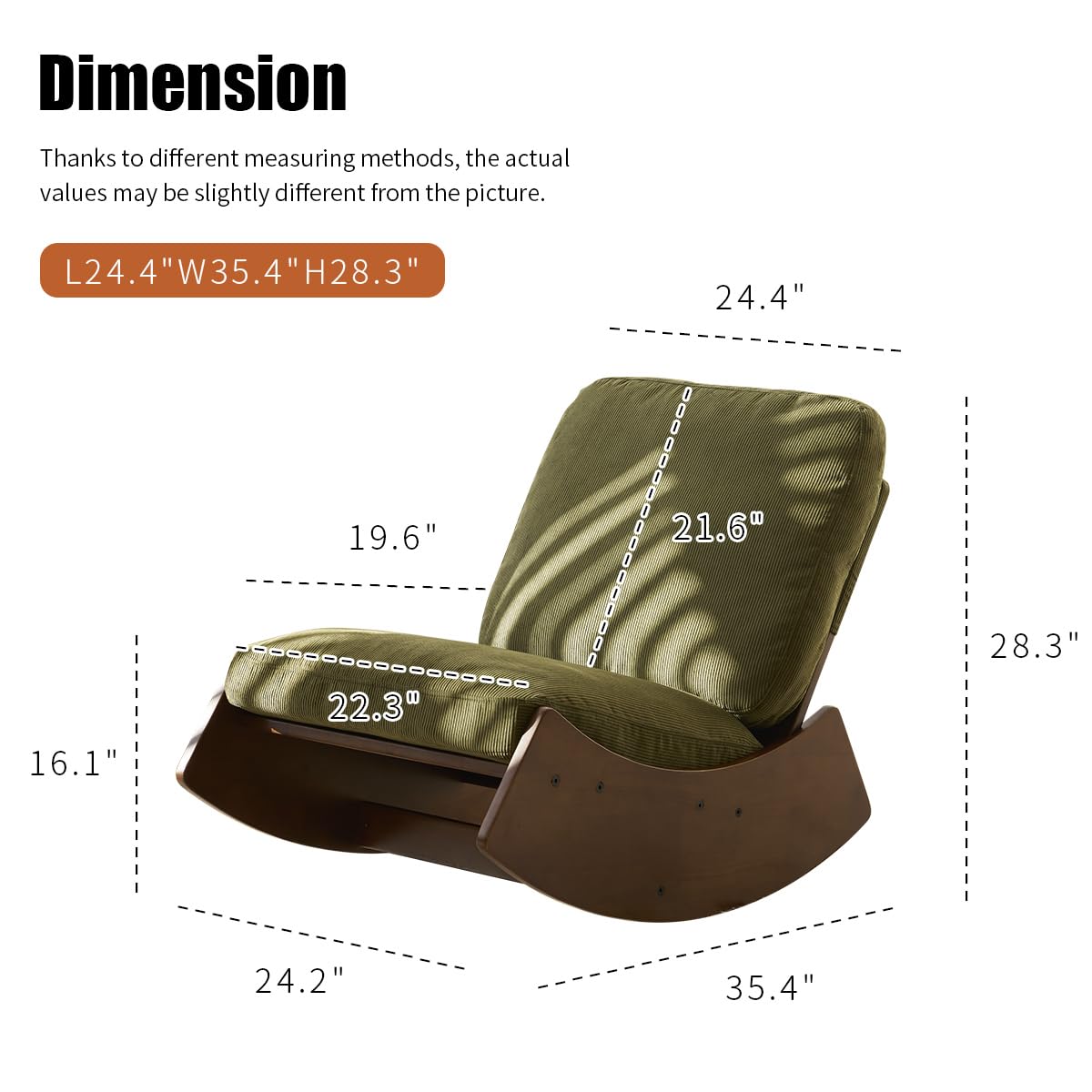 Upholstered Glider Rocking Cha - Baby Nursery Glider Chair recensione e prezzo