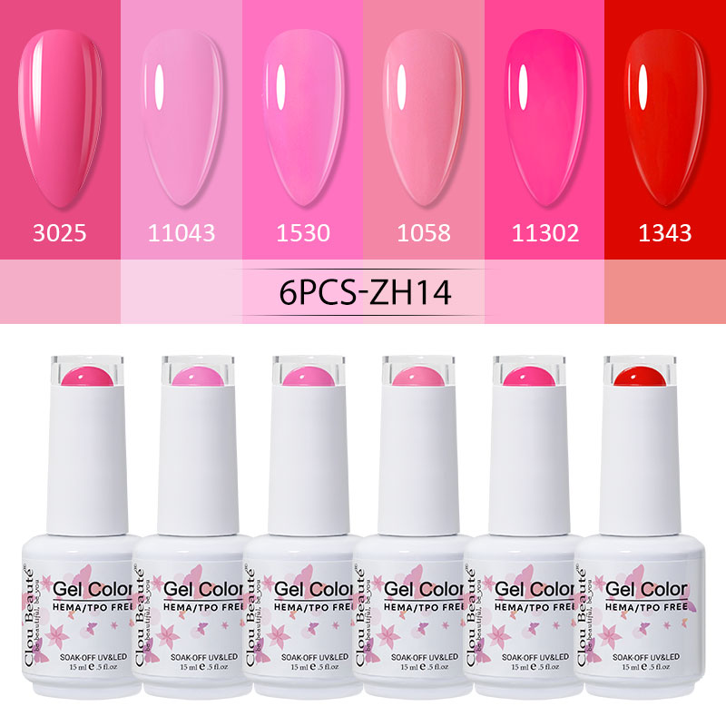 Clou Beaute 6pcs HEMA TPO FREE - Baby Nursery Jelly recensione e prezzo