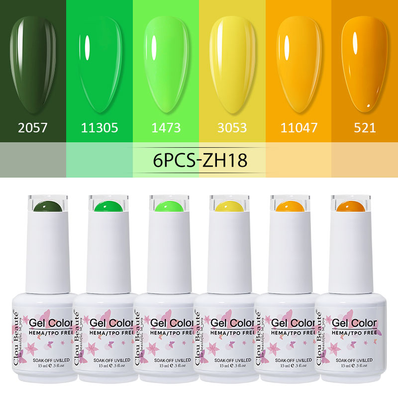 Clou Beaute 6pcs HEMA TPO FREE - Baby Nursery Jelly recensione e prezzo