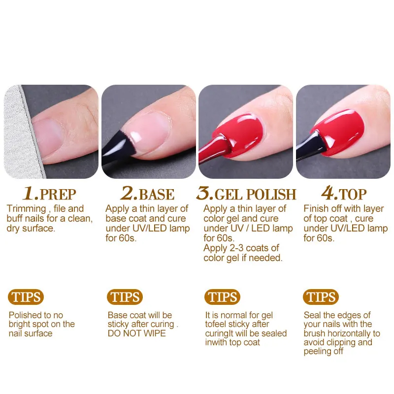 Clou Beaute 6pcs HEMA TPO FREE - Baby Nursery Jelly recensione e prezzo