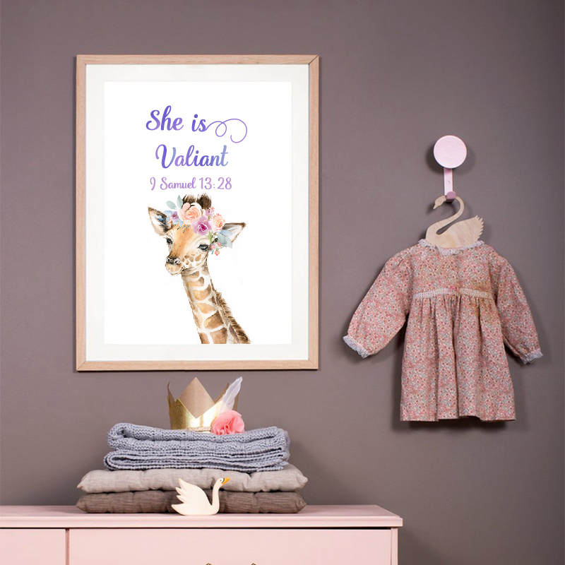 Baby Girl Nursery Bible Verse  - Baby Girl Nursery Quotes recensione e prezzo