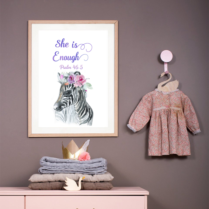 Baby Girl Nursery Bible Verse  - Baby Girl Nursery Quotes recensione e prezzo