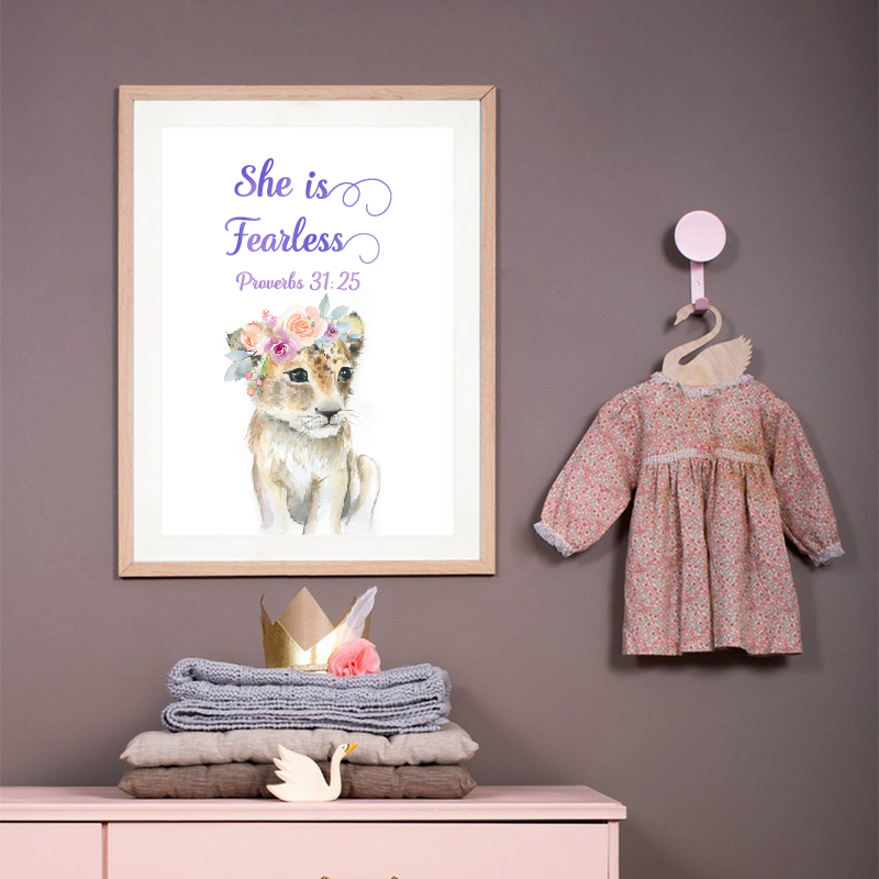 Baby Girl Nursery Bible Verse  - Baby Girl Nursery Quotes recensione e prezzo