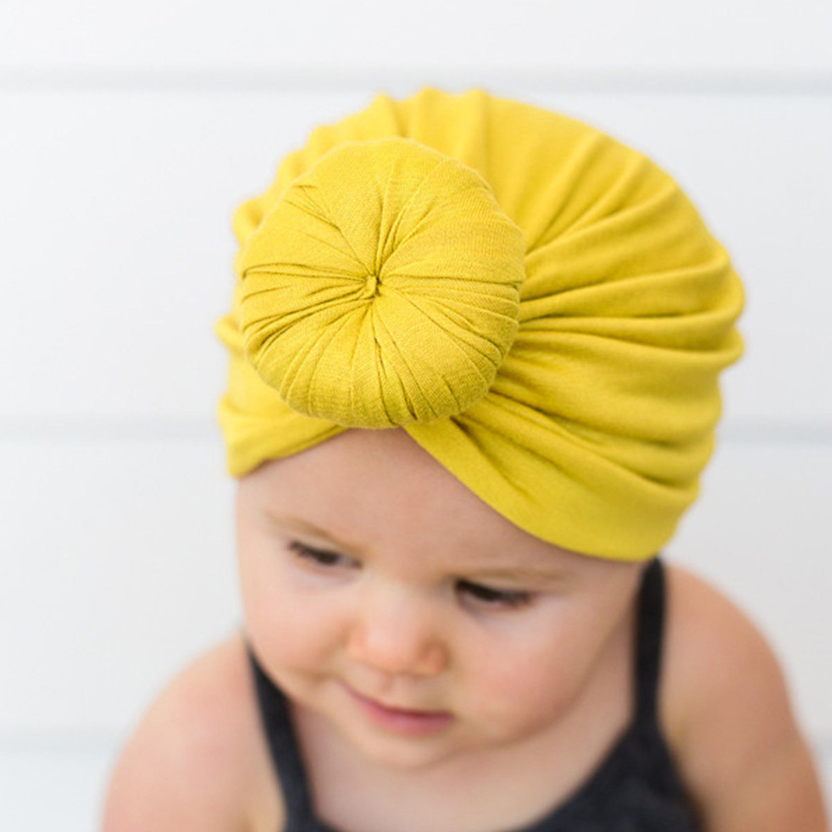 Infant Turban Baby Turban Head - Baby Nursery Yellow recensione e prezzo