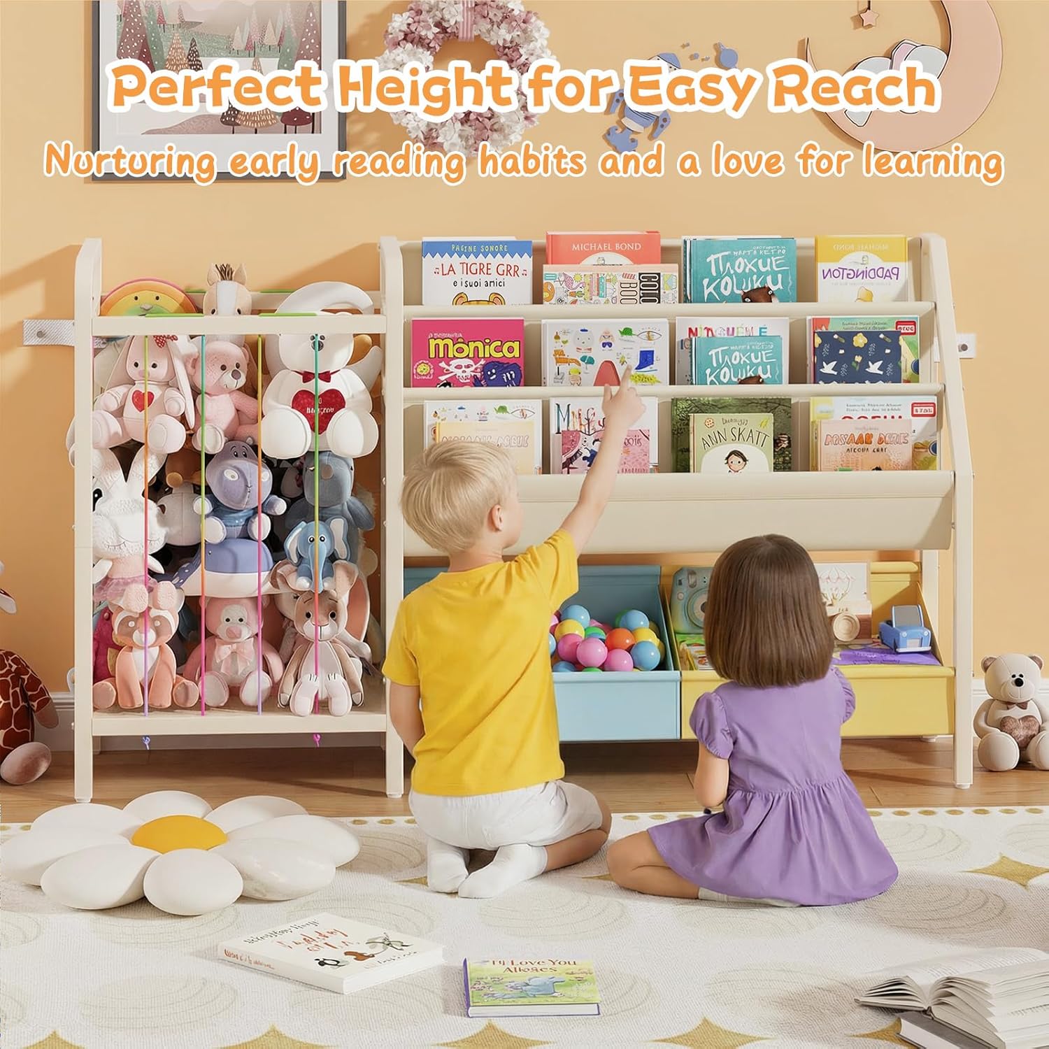 B5 Kids Bookshelf and Toy Stor - Baby Nursery Shelves recensione e prezzo