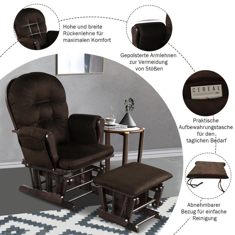 Baby Nursery Relax Rocker Rock - Baby Nursery Glider Chair recensione e prezzo