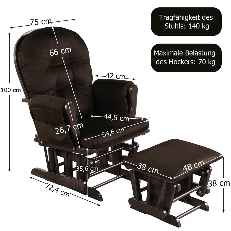 Baby Nursery Relax Rocker Rock - Baby Nursery Glider Chair recensione e prezzo