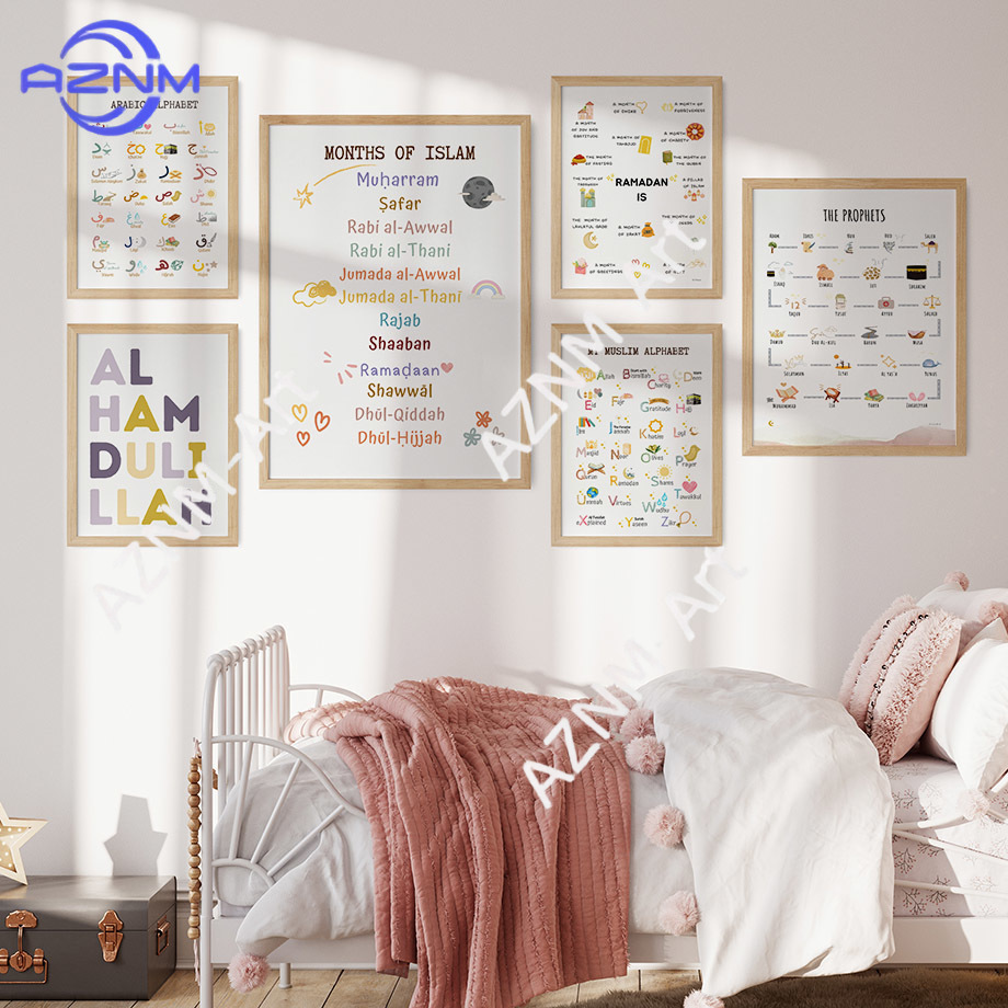 Islam Muslim Prophets Arabic A - Baby Nursery Posters recensione e prezzo