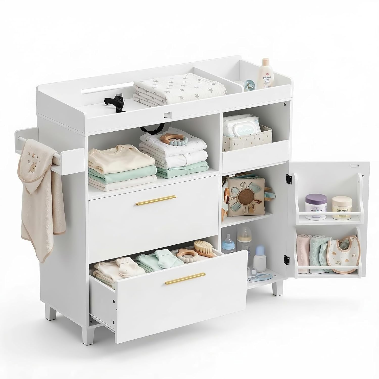 Nursery Dresser with Changing  - Baby Nursery Nurse recensione e prezzo